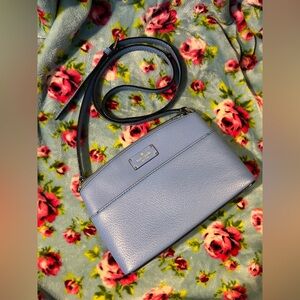 Kate Spade New York Cornflower Blue Leather Crossbody Bag